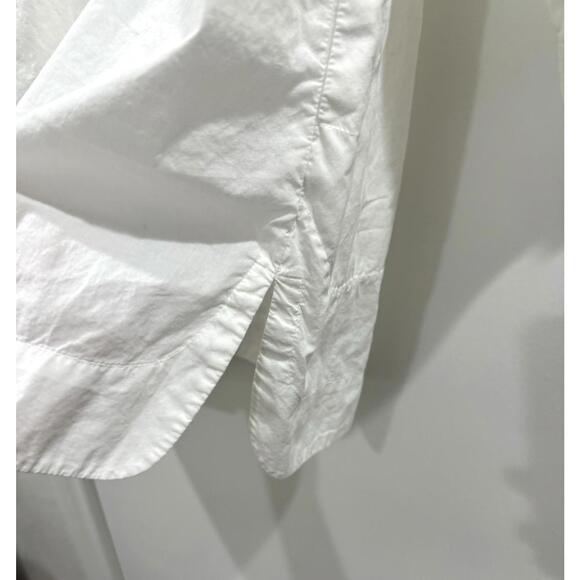 Lilly Pulitzer Lesia White Relaxed Button Down 3/4 Sleeve Shirt Top- Size Medium - Picture 7 of 8